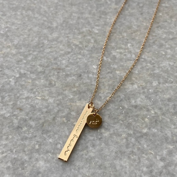 Mama bear bar and disk necklace - Picture 2 of 5